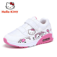 凯蒂猫 Hello Kitty 童鞋女童运动鞋 学生休闲鞋潮 K8533821白色28