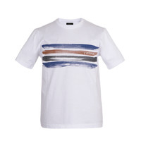 Ermenegildo ZegnaZ ZEGNA 杰尼亚 奢侈品 19春夏新款 男士白色棉质短袖T恤 VS372 ZZ630D 6D3 M码