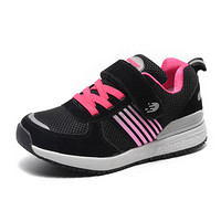 动力步 老人鞋透气散步休闲运动减震舒适网面健步安全防滑爸爸妈妈 DonLiBO D8852012 黑色（女款） 40