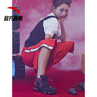 安踏 ANTA 官方旗舰女鞋御空漫威联名款美队蜘蛛侠非实战篮球文化潮鞋运动鞋  黑/大学红-9 6.5(女37.5)