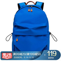 美洲野牛双肩包男大容量电脑包多功能旅行背包学生书包N2856-1L-2蓝色