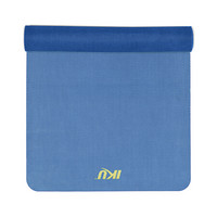 IKU 天然橡胶瑜伽垫 加厚5mm初学者专业防滑舒适运动垫 深蓝色