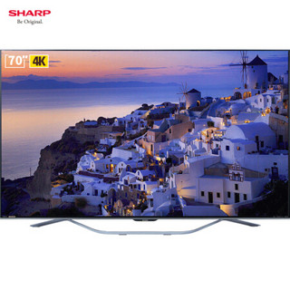 夏普（SHARP）LCD-70SU861A 70英寸煌彩4K超高清HDR网络液晶平板电视机
