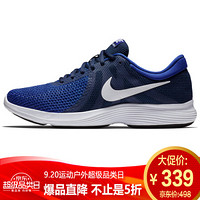 耐克NIKE 男子 跑步鞋 REVOLUTION 4 运动鞋 908988-414深藏青色44码