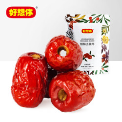 好想你 蜜饯果干 新疆特产红枣 锁鲜即食去核枣160g/8袋 *8件
