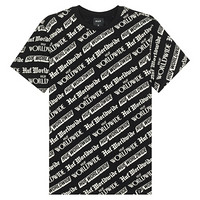 HUF 男士黑色短袖T恤 TS00565-BLACK-S