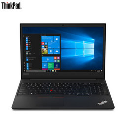 联想ThinkPad E595（0KCD）15.6英寸轻薄窄边框笔记本电脑（锐龙5-3500U 8G 256GSSD FHD Win10）黑色
