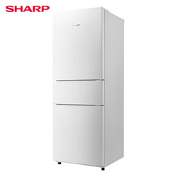 SHARP 夏普 BCD-263WVXB-W 三门冰箱 282L