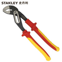 史丹利STANLEY Fatmax绝缘水泵钳10英寸 多功能家用管子钳工业级水管扳手大开口 84-294-23企业专享