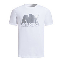 ARMANI EXCHANGE 阿玛尼奢侈品19秋冬新款男士针织T恤衫 6GZTGB-ZJZ8Z WHITE-1100 XL