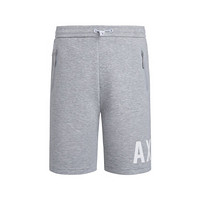 ARMANI EXCHANGE 阿玛尼奢侈品男士简约纯色小logo徽标短裤  6ZZS90-ZJT8Z LIGHTGREY-3901 M