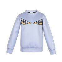 FENDI KIDS 芬迪 奢侈品童装 男童浅蓝色涤纶小怪兽之眼卫衣 JMH089 A19C F0L5T 3A/3岁/100cm