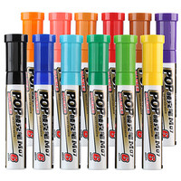 晨光(M&G)6mm/12色POP唛克笔M07套装海报广告画笔彩色马克笔涂鸦笔 12支/盒APMV0201