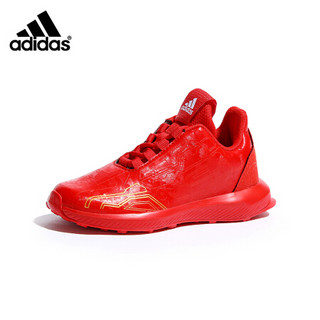 阿迪达斯（adidas)儿童鞋新款运动鞋蜘蛛侠男女童松紧带跑步鞋AH2439 红色30码/12K