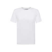 ACNE STUDIOS Measure系列男士光白色棉质圆领修身短袖T恤 25U173 WHITE M码