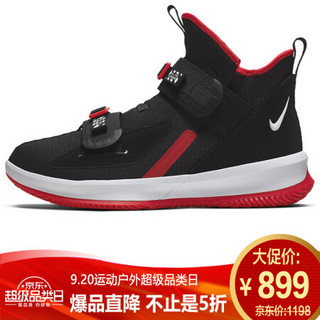 耐克NIKE 男女同款 篮球鞋 勒布朗 LEBRON SOLDIER XIII SFG EP 运动鞋 AR4228-003黑色42.5码