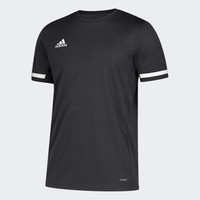 阿迪达斯(adidas)新款男子短袖T恤运动服装羽毛球半袖上衣吸汗速干T19 DW6894黑色 L/180码