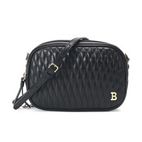 BALLY 巴利 女士黑色皮质单肩斜挎包 SWIRL QT 00 6227985