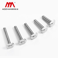 奥展实业(AOZHAN)奥峰牌GB37-304不锈钢T型螺栓T形螺丝方形螺杆M6M8系列 M8*25(250支/盒)