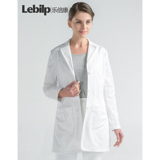 乐倍康（Lebilp）医生服白大褂修身护士服美容院药店工作服 女款长袖 XL