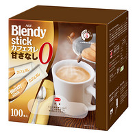 AGF Blendy系列 三合一牛奶速溶咖啡 无甜味 8.9g/支*100支