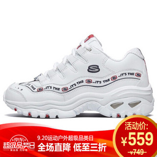 SKECHERS 斯凯奇 女子 D'LITES系列时尚绑带运动鞋 休闲鞋 13408/WNVR