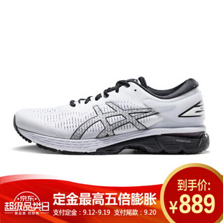 亚瑟士 asics 男子运动休闲跑步鞋 1011A019-101 白色/黑色 40.5