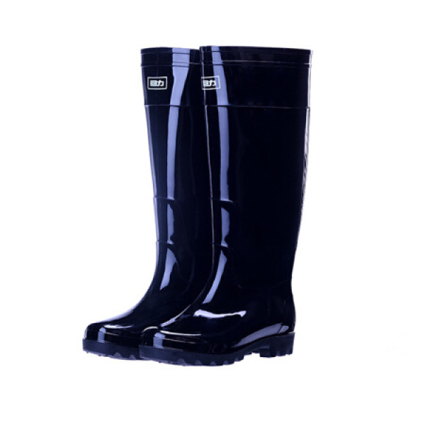 商品回力warrior 雨鞋男款高筒橡胶劳保厨房工作套脚雨靴 hxl8199