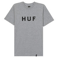 HUF 男士灰色短袖T恤 TS00508-GREY HEATHER-XL