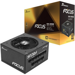 Seasonic 海韵 seasonic 海韵 FOCUS GX-650 金牌（90%）全模组ATX电源 650W