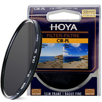 保谷（HOYA）uv镜 偏振镜 滤镜 58mm CIR-PL SLIM 超薄CPL偏振镜