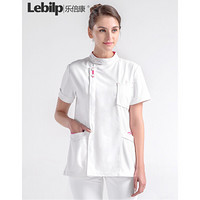 乐倍康（Lebilp）白大褂长短袖男女医生服实验服护士服医院工作服 女款短袖 L