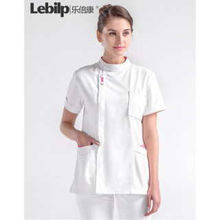乐倍康（Lebilp）白大褂长短袖男女医生服实验服护士服医院工作服 女款短袖 XXXL