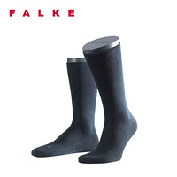 FALKE 德国鹰客 Sensitive London精梳棉防滑舒适袜口中筒男袜 深蓝色dark navy 43-46 14616-6370