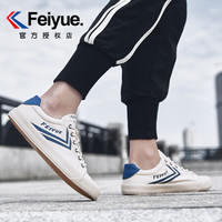 飞跃(Feiyue)男女情侣款系带潮流经典休闲帆布板鞋 939 米蓝 37
