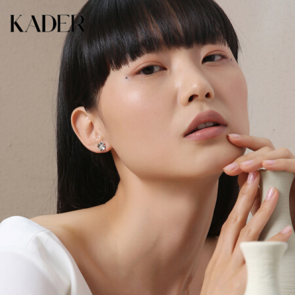 卡蒂罗s925银耳钉女四叶草幸运耳饰生日礼物送女友