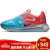 耐克NIKE 女子 休闲鞋 气垫 AIR MAX 720 运动鞋 AR9293-600熔岩红色35.5码