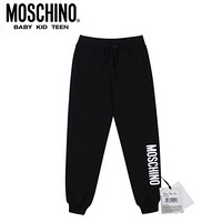 莫斯奇诺 MOSCHINO 奢侈品童装 男女童休闲运动裤儿童潮长裤HUP02K LDA00 60100 4A/4岁/104cm