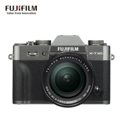 富士(FUJIFILM)X-T30/XT30 XF18-55 微单/照相机 2610万像素 4K视频 蓝牙WIFI 雅墨灰