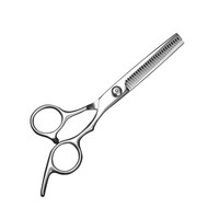 易简（yijan）理发器剪发器 理发剪刀 美发剪刘海剪碎发剪 不锈钢打薄牙剪 YP30