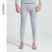 海之宁秋裤男士棉裤薄款秋冬季修身打底舒适棉毛裤线裤保暖衬裤内裤3206 麻灰 XL
