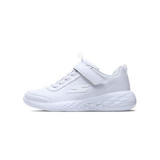 斯凯奇（Skechers）新款女童鞋轻便软底大童鞋 简约休闲鞋 82226L 白色 36
