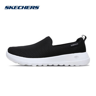 斯凯奇（Skechers）时尚休闲鞋 GO WALK JOY女士轻质一脚蹬 15600 BKW黑色/白色 38