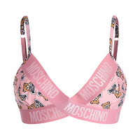 MOSCHINO UNDERWEAR 莫斯奇诺 女士粉色小熊图案内衣 Z A4621 9026 1242 4码