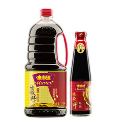 味事达 调味套装 味极鲜酱油1.9L+味极鲜蚝油510g 生抽酱油蚝油 卡夫亨氏出品 *5件