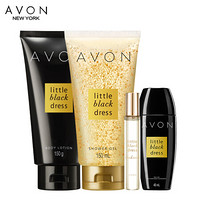 雅芳 AVON 小黑裙经典香氛护体四件套装