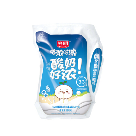 限地区光明咕浓咕浓原味12180g酸奶12件