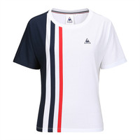 Le coq sportif/乐卡克 女圆领短袖T恤 CB-0159191 红白蓝-TRC XO