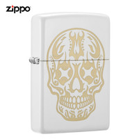 之宝(Zippo) 火影骷髅29922-072412白哑漆彩印 煤油防风火机