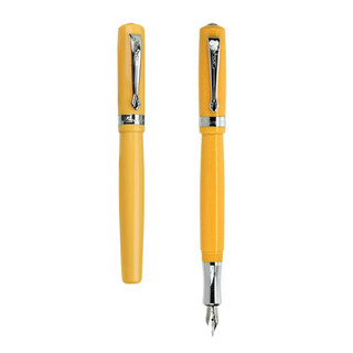 京东PLUS会员：Kaweco 学者系列 手帐钢笔 黄色 F尖 0.7mm